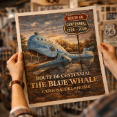 Blue Whale Catoosa Oklahoma Centennial ポスター