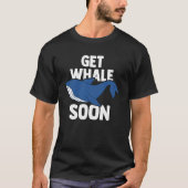 Blue Whale Marine Mammal & Whale Watching Tシャツ (正面)