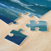 Blue Whale Ocean Animal Painting ジグソーパズル (側面)