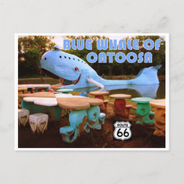 Blue Whale of Catoosa on Route 66 Postcard ポストカード