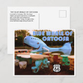 Blue Whale of Catoosa on Route 66 Postcard ポストカード (正面/裏面)
