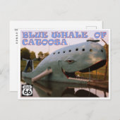 Blue Whale of Catoosa Route 66 Postcard ポストカード (正面/裏面)
