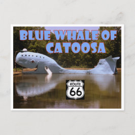 Blue Whale of Catoosa Route 66 Postcard ポストカード
