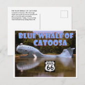 Blue Whale of Catoosa Route 66 Postcard ポストカード (正面/裏面)