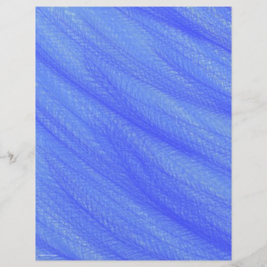 Blue Wheat Fields Scrapbook Paper Bulk Pages チラシ (裏面)