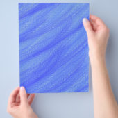 Blue Wheat Fields Scrapbook Paper Bulk Pages チラシ (手)