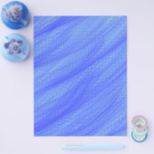 Blue Wheat Fields Scrapbook Paper Bulk Pages チラシ (シングル)