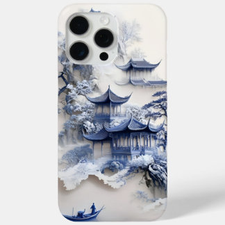 Blue & White Chinoiserie iPhone 13 Case – Artistic iPhone 15 Pro Maxケース