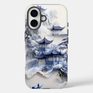 Blue & White Chinoiserie iPhone 13 Case – Artistic iPhone 16ケース