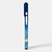 Blue, White & Gold Abstract Case-Mate iPhoneケース (裏面 / 左)