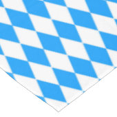 Blue White Harlequin Diamonds Checkers Design  テーブルクロス (アングル)