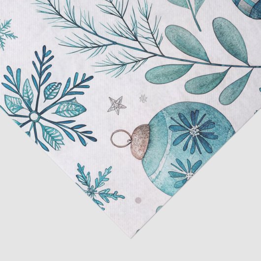 BLUE & WHITE HOLIDAY BOWS 薄葉紙 (詳細)