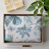 BLUE & WHITE HOLIDAY BOWS 薄葉紙 (ギフト)