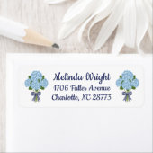 Blue & White Hydrangea ラベル (インサイチュ)