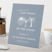 Blue & White Last Toast on the Coastバチェロレッテ 台座サイン (インサイチュ)