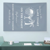 Blue & White Last Toast on the Coastバチェロレッテ 横断幕 (トレードショー)