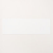 Blue White Lemon Tile Pattern Name Monogram Citrus ヨガマット (裏面(横))