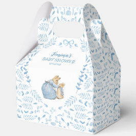 Blue White Peter the Rabbit Beatrix Baby Shower フェイバーボックス