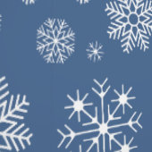Blue & White Snowflake pattern for Your Kid Room 壁紙 (縫い目)