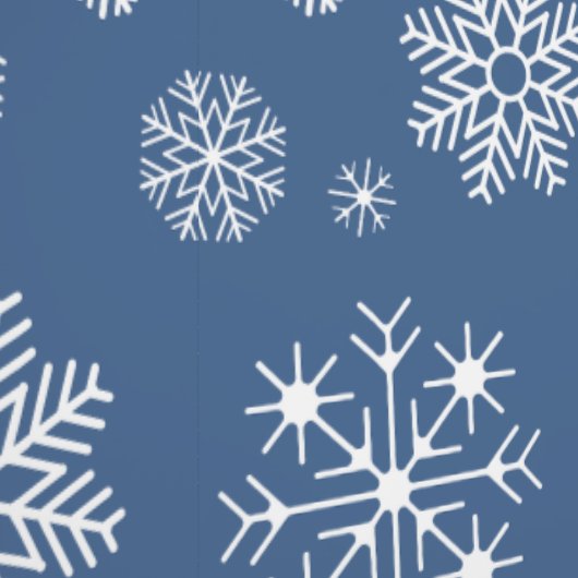 Blue & White Snowflake pattern for Your Kid Room 壁紙 (縫い目)