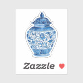 Blue white stickers シール (シート)