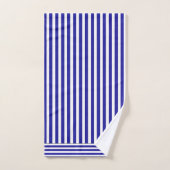 Blue White Stripe Bath Towel Set  バスタオルセット (ハンドタオル)