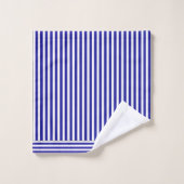 Blue White Stripe Bath Towel Set  バスタオルセット (ウォッシュタオル)
