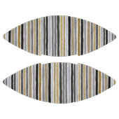 Blue White Stripes アメリカンフットボール (パネル)