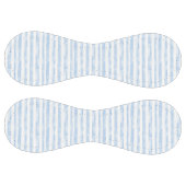 Blue White Stripes ソフトボール (パネル)