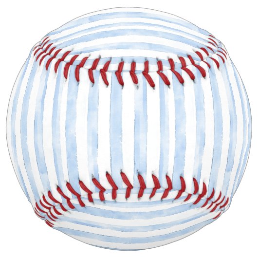 Blue White Stripes ソフトボール (正面)