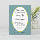 Blue & White Window Wedding 招待状 (スタンド正面)