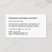 Blue Wi-Fiロゴ、情報技術、コンピュータ 名刺 (裏面)