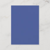 Blue Wildflowerリース結婚のレジストリ情報 エンクロージャーカード (裏面)