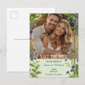 Blue Wildflower | Garden Botanical 案内ポストカード (正面/裏面)