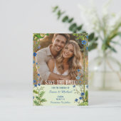 Blue Wildflower | Garden Botanical 案内ポストカード (スタンド正面)