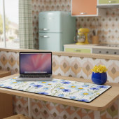 Blue Wildflower Meadow デスクマット