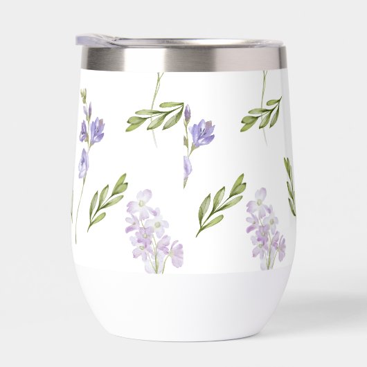 Blue Wildflower Watercolor  (右面)