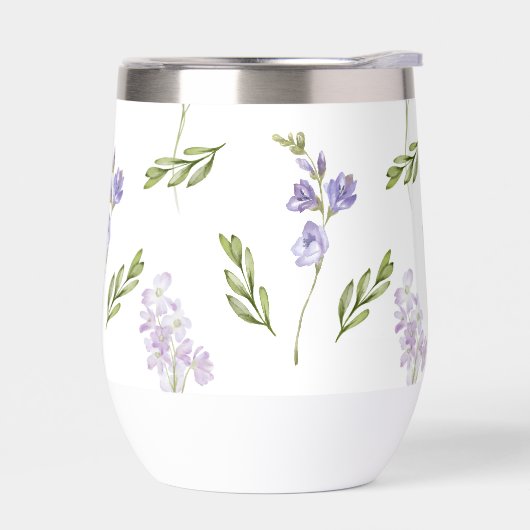 Blue Wildflower Watercolor  (左面)