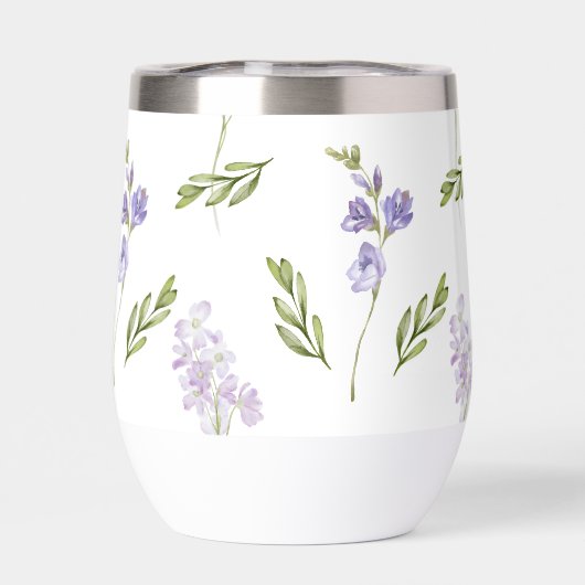 Blue Wildflower Watercolor  (背面)