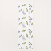 Blue Wildflower Watercolor ヨガマット (裏面)