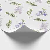 Blue Wildflower Watercolor ラッピングペーパー (角)