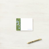 Blue Wildflowers Post-It Notes ポストイット (デスク上)