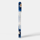 Blue Wildflowers Watercolor Phone Case Case-Mate iPhoneケース (裏面 / 右)