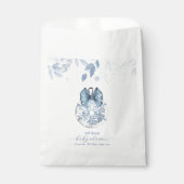 Blue Winter Bow Snowflake Ornament Baby Shower  フェイバーバッグ (正面)