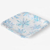 Blue Winter Onederland Party Plates ペーパープレート (傾斜あり)