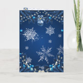 Blue Winter Wishes カード (裏面)