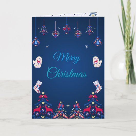 Blue Winter Wishes カード (正面)