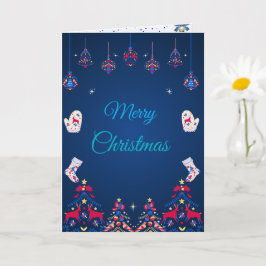 Blue Winter Wishes カード