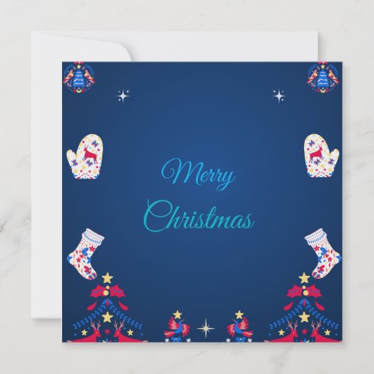 Blue Winter Wishes カード (正面)