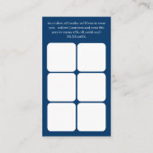 Blue with Logo & QR - Gym Thank You ロイヤリティカード (裏面)